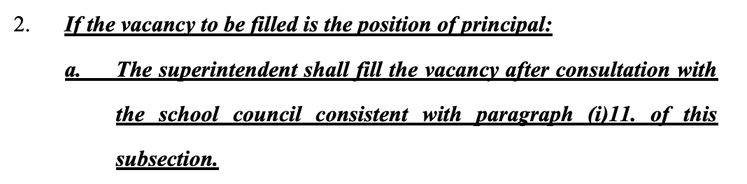 SB1 Proposed Principal Selection Statute