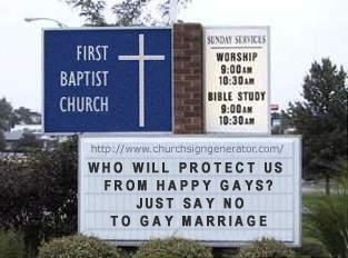 church sign