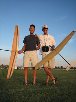 Robert Samuels and Chris Lee at the 2007 Soaring NATS